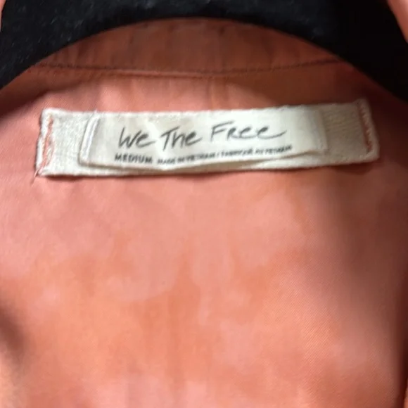 We The Free Pink Button Down Shirt - Picture 3 of 8
